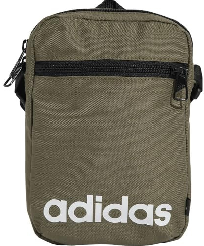 adidas Unisex Essentials Organizer, Olive strata/White, One Size
