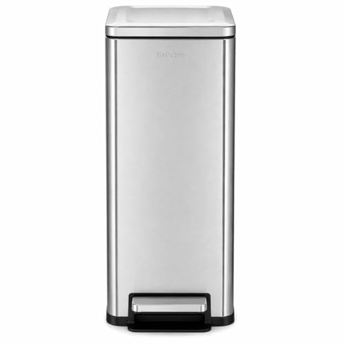 The Step N' Sort Slim Design, 2 x 21.5L Dual Trash and Recycling Bin