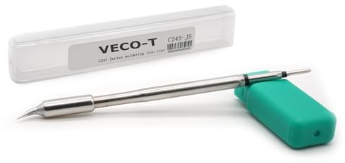 C245-JS Points de fer de soudure, pointe de remplacement pour C245-029, tête de fer de soudure à température constante compatible avec les outils de station de soudure T245