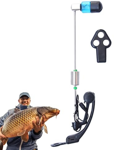 Indicatore di pesca Allarme per esche da pesca, indicatore del morso della carpa - Braccio da pesca portatile, Allarme per morso del faro in ABS per amici di famiglia Colleghi
