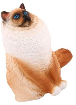 MUSISALY Katzenfigur Aus Kunststoff Realistisches Modell Katzenmodell Aus Kunststoff Mini-katzenornament Schmuck Für Kinderzimmer