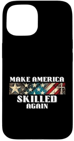 Machen Sie Amerika wieder fit USA Stars & Stripes Hülle für iPhone 15