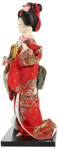 IMIKEYA 1 Pièce Poupée Kimono Decoration Mural décoration Mural bébé Dolly Reborn Doll Accessoires Bricolage Enfant décoration Maison Artisanat d'art de la Soie décoration intérieure Bois