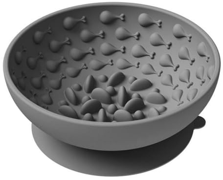 Ciotola in Silicone per Cani da Leccare, Ciotole per Cibo per Cani Alimentatore Lento, Mangiatoia Interattiva Antiscivolo per Cane di Tutte le Taglie, Addestramento all'Alimentazione Lenta