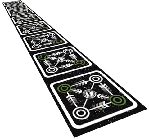 Sghtil Agility Ladder | Agility Workout Trainingsleiter - Tragbare Fußarbeit Übungen Home Gym Fitness Equipment für Fußball Tennis Boxen Basketball