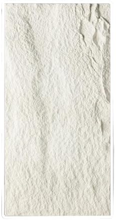 Vibeo Panneaux muraux 3D Panneaux Muraux 3D pour Décoration Intérieure, Panneau Mural Imitation PU Effet Pierre, Panneaux Muraux Légers pour Salon et Chambre(White A,1 pc)