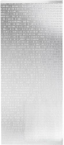 Kobolo Perlenvorhang Diamonds 100x230cm, transparenter Türvorhang mit 80 Strängen je 0,9cm, luftiger Fadenvorhang als Insektenschutz & Raumteiler, Deko-Schnurvorhang für Balkon und Terrasse