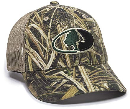 Outdoor Cap MOFS38A, Mossy Oak Shadow Grass Blades Ducks Unlimited Edition/Tan, One Size Fits Most