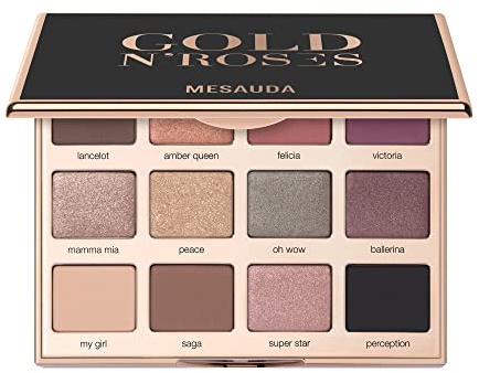 Mesauda Milano Gold'N Roses Lidschatten-Palette, 12 g