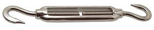5X Spannschlösser m. 2 Haken 5 Edelstahl A4