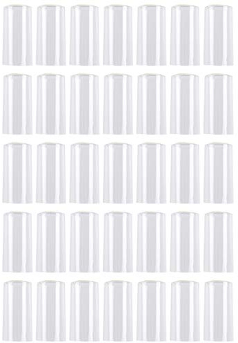 Angoily Schrumpfkapseln Für Flaschen, 100 Stück 20mm Transparente Schrumpffolie Für Weinflaschen, Wein Schrumpffolie Weinflaschen Kapseln Ideal Für Weinkeller Und Hausgebrauch Weinlagerung