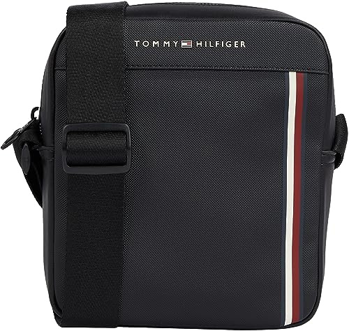 Tommy Hilfiger Herren Th Pique Pu Mini Am0am11312 Reporter-Tasche