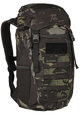 Tasmanian Tiger TT Wokin 15 Kinder Wander-Rucksack mit Brustgurt und Hüftgurt, 15 Liter Volumen (Multicam Black)