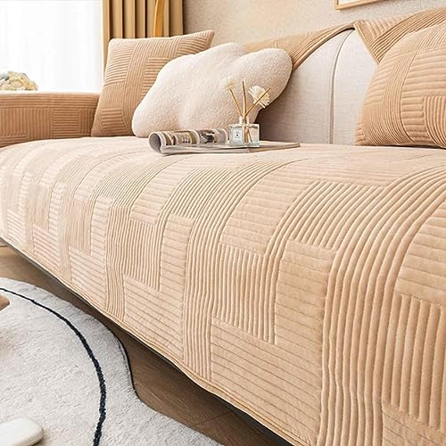 MTHGH Ecksofa Sofabezug Couch Überzug L Form Sofaschoner rutschfest Katze Sofaschutz 3 Sitzer Couchbezug Samt Sofahusse Sitzkissenbezug Sofa Überwurfdecke,#2-90x180cm