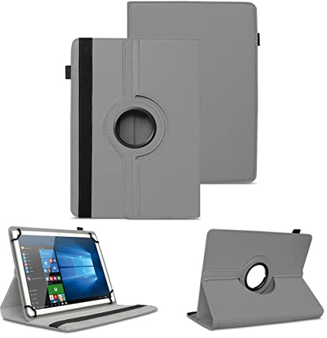 NAUC Tablet Schutzhülle kompatibel mit Telekom T Tablet / 2 Hülle 360 Grad Drehbar Tasche für Tablets ultradünne Kunstleder Tablethülle Standfunktion 360° Drehbar Tablet Case