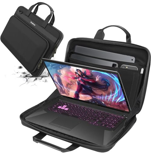 Smatree 17-18 Zoll Hartschalenkoffer für 17,3 Zoll HP OMEN Laptop 17 Serie/ 17t Serie, für 17,3 Zoll MSI Gaming Laptops Vector GP76 /GP76 HX/GE76 Raider/GE76 DRAGON TIAMAT Serie Tasche (A800XL)