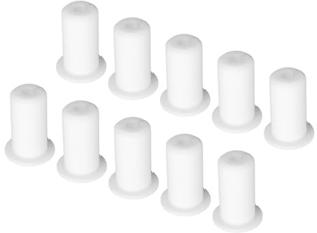Sxhlseller Kit de Enrutamiento de Cables para Orificio de Pared de 0,75 Pulgadas, 10 Ojales de Pared para Cable Bujes de Alimentación de Cable Ojal de Pared