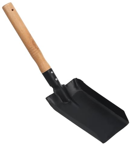 SEWOART Pala Cuadrada para y Excavar Pala De Hierro Multifunción Mango De Madera Práctica Herramienta De Jardinería