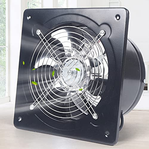 LENDISIY Abluftventilator 200mm Industriell, Axial Industrie Ventilator, Einbau Axiale Einbaulüfter Axialventilator Axialgebläse Gebläse Lüfter Wand Fenster Abluftventilator Wandventilator