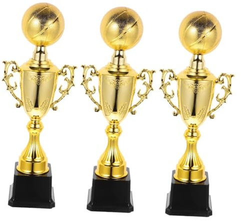 NUOBESTY 3 Pz Di Basket Decorazione Del in Premio Coppa Del Del Partito Coppa Sagomata Premio Medaglia Dei Modello Di Plastica