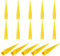SUMNACON 15 Pcs Adjustable Wood Anchors Wall Anchors, Plastic Fixing Stripped Screw Hole Repair Kit Door Window Hinge Screw Hole Anchor, Screw Anchor Suitable with Screws Sizes #2 to #16 (Yellow)
