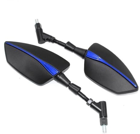 Motorradspiegel Rückspiegel Für BM&W R1200GS R1250GS Für Adventure F750GS F650GS F800GS F850GS Für LC Für ADV Motorrad Verstellbare Seitenrückspiegel(Blau)