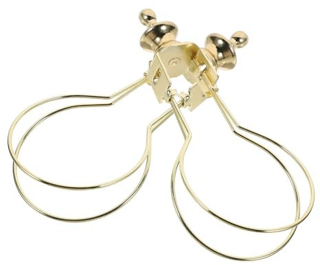 Alipis 2stücke Lampenschirm Adapter Metall Clip Für Runde Glühbirnen Rostfrei Stabiler Lampenfassung Halter Passend Für Steh Tischlampen Diy Beleuchtungszubehör