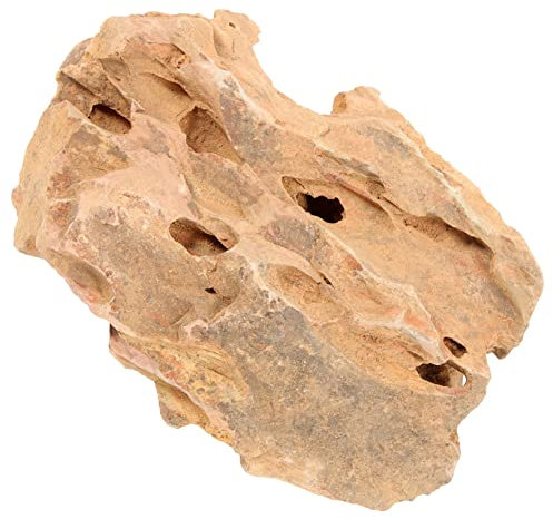 Kisangel Aquarium Rock Dekoration Schiffswrack Aquarium Steindekor Aquarienmatte Felsen Höhle Große Aquariensteine Tank Teichbelüfter Kühler Aquarium Luftstein Schildkröte Pinienrinde