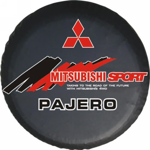 WACDXST Copertura Ruota di scorta Auto, per Mitsubishi Pajero 2019-2023 Impermeabile e Antipolvere AntiGraffio Copertura della Ruota di Scorta Copriruota,C16in