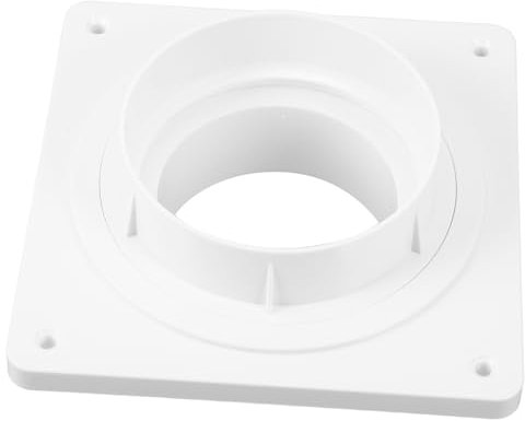 KICHOUSE Connecteur De Plaque Pour Tuyau De Ventilation De Sèche-linge Complet Avec Flasque Joint Et Raccord Étanche Pour Évacuation De Sèche-linge Et Appareils