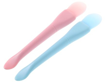 NOLITOY 4pezzi Pennello Per Maschera in Silicone Applicatore Doppia Estremità Con Cucchiaio Per Maschere Argilla Gel e Fondotinta Strumenti Per