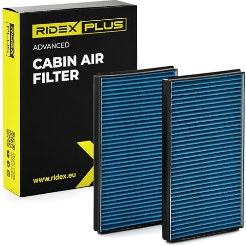 RIDEX PLUS 424I0010P Innenraumfilter Pollenfilter Aktivkohlefilter Höhe: 30 Breite: 167 Länge: 321 Kompatibel mit BMW 5 Touring F11 5 Limousine E60 5 Limousine F10 5 Touring E61 6 Coupe E63