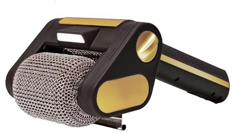 Gralara Limpiador de Parrilla eléctrico Recargable, único con Luces LED, Regalo, Cepillo para Barbacoa sin cerdas, Cepillo para Parrilla para Asar en casa y, Negro