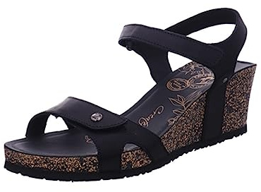Panama Jack - Julia Basics, Sandalia con Pulsera Mujer, Negro (Negro B1), 39 EU