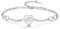 TANGPOET Tree of Life Bracelet for Women 925 Sterling Silver Infinity Friendship Bracelets Adjustable Chain Valentines Day Jewellery Gifts for Ladies Girls Friends Sister Daughter Mum