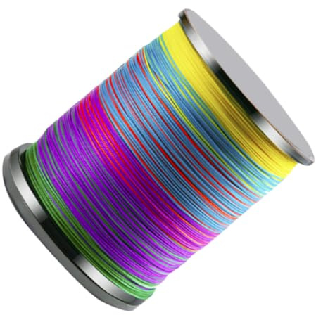 LIOOBO 2.0 500m Geflochtene Angelschnur Fluorocarbon Angelschnur Super Strong Angelschnur Multicolor PE Material Schnur