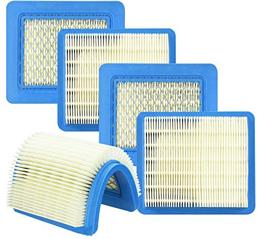 EMAGEREN 5 Filtros de Aire Recambio de Filtro de Aire Filtro de Aire para Tractores Cortacésped Filtro de Aire de Repuesto para Cortacésped BS 491588S/491588/399959