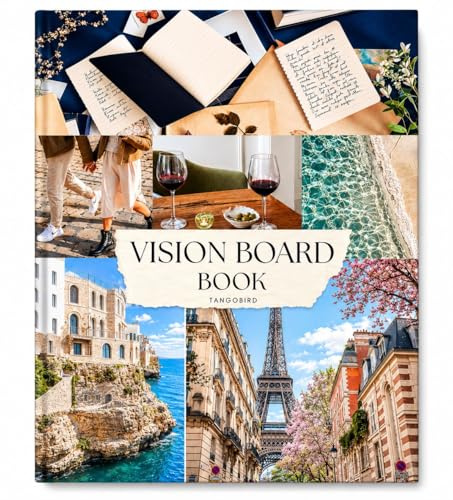 Tangobird Vision Board Book: ClipArt Bilder & Wörter in allen Kategorien, zur Visualisierung Ihrer Ziele & Traumleben, inspirierende Bilder für Collagen & Scrapbooking