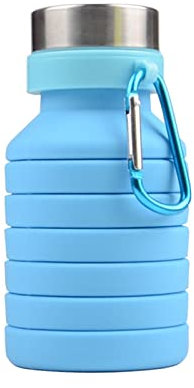 QTANZIQI Tasse avec poignée Bouteilles d'eau Pliables en Silicone Bouilloire Portable Pliante de Voyage Ma Bouteille de Boisson Pliable (Couleur : Beige) Silk Pillowcase
