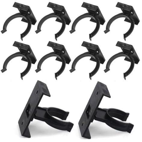 10 Ganci Universali per Piedistallo da Cucina in ABS, Clip per Zoccolo, Fissaggio per Battiscopa