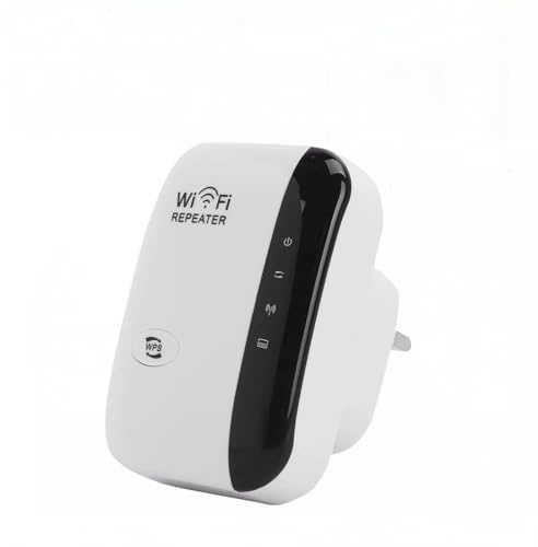 WiFi Extender Signal Booster Repeater 3000 Sq.ft Coverage, 2.4GHz 300Mbps, Ethernet Port, 30+ Devices, Easy Setup, Integrated Antennas, Home Wireless Signal Amplifier, 1-Tap Access Point, Long Range