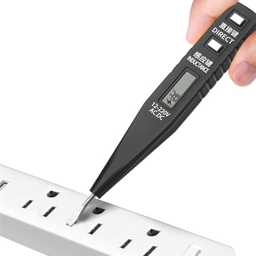 Spannungsprüfer - Elektro-Schraubendreher Mit Spannungsprüfung,2-in-1 Stromdetektor-Stift Für Auto & Haushalt, Hochwertiger Schraubendreher Mit Spannungsanzeige