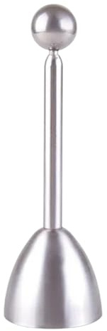 Toqueur à Œufs en Acier Inoxydable, 13 cm, Mécanisme à Percussion, Finition Brossée