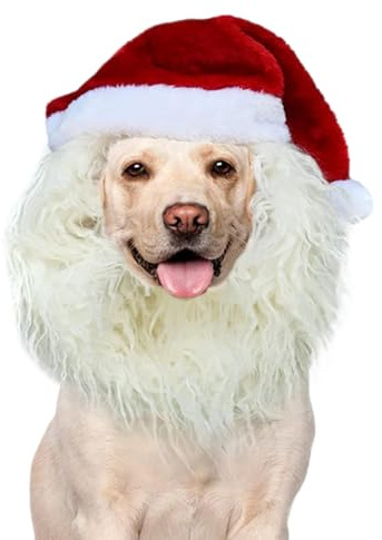 Hund Weihnachten roter Hut, Haustier Weihnachtsmütze für Hunde, Weihnachtshüte für Katzen, Weihnachtsfeier Dress -up, Urlaub Haustierhüte