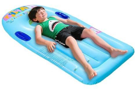 BommFu Flotadores Piscina | Flotadores Inflables para Piscina y Niños | Colchoneta de Descanso para Jardín Exterior Sol Río Lago Fiestas