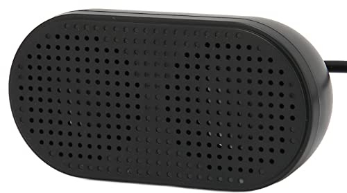 CHICIRIS Altavoz Dual USB con Tarjeta de Sonido, Altavoces USB de Stereo ESBREO 3D para PC, Altavoz Enchufe y Juego, Material ABS Duradero Negro para Entretenimiento en el Hogar