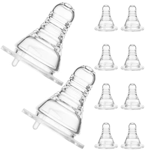 GALPADA Lot de 10 Tétines en Silicone Alimentaire pour Bouteille de Bière 37 CM Bouchons à Grand Trou pour Boissons Adultes Accessoires Amusants pour Jeux de Société et Fêtes