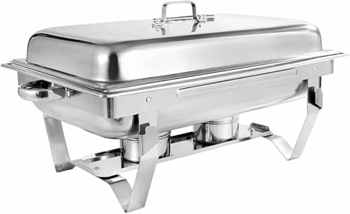 SXYKXYDL Chafing Dish di Dimensioni Standard per Buffet, Set di Chafing Dish in Acciaio Inossidabile per Buffet