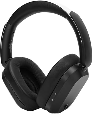 Fabater Cuffie da Gioco Wireless Modalità EQ Personalizzate Doppio Altoparlante Musica Cuffie 5.3 per Cellulare da Viaggio (BLACK)
