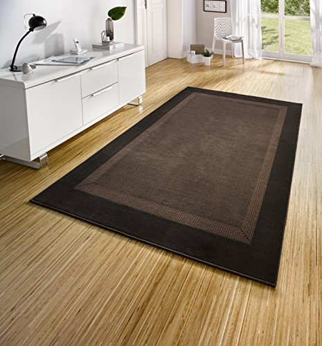 HANSE Home Designer Velours - Tappeto in Polipropilene, 160 x 230 x 0,9 cm, Colore: Marrone